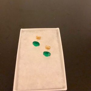 Beautiful Emerald Green Earrings